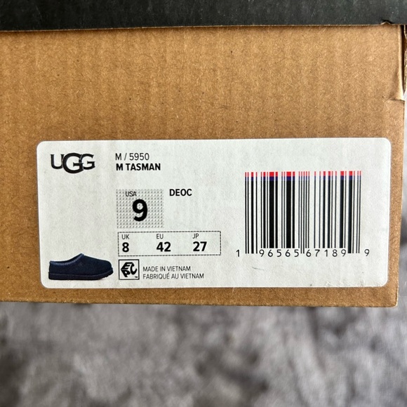 UGG Tasman Slip-Ons with Plush Lining- Deep Ocean (navy) - Picture 4 of 4